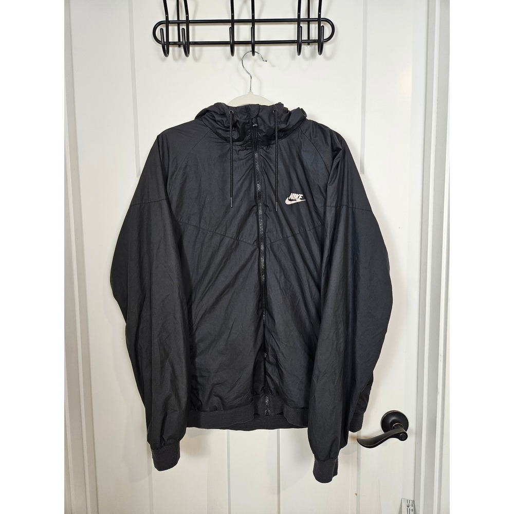 Nike Sportswear Windrunner Hooded Windbreaker Jacket Black XL Mens 727324-010